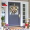 Spring Wreath for Front Door, Farmhouse Magnolia Porch Decoration, Front Door Hanger, Housewarming Gift, Buffalo Plaid Year Round Wreath, Spring Home Decor